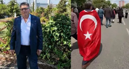 Şehit polis cenazesinde fenalaşan vatandaş hayatını kaybetti