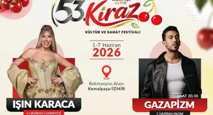 Kemalpaşa’da Altın Kiraz Festivali heyecanı başlıyor