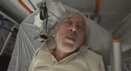 Motosikletli zabıta seyyar satıcıya çarptı