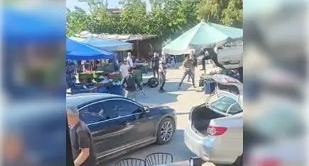 Foça’daki pazarcı kavgasında 7 gözaltı