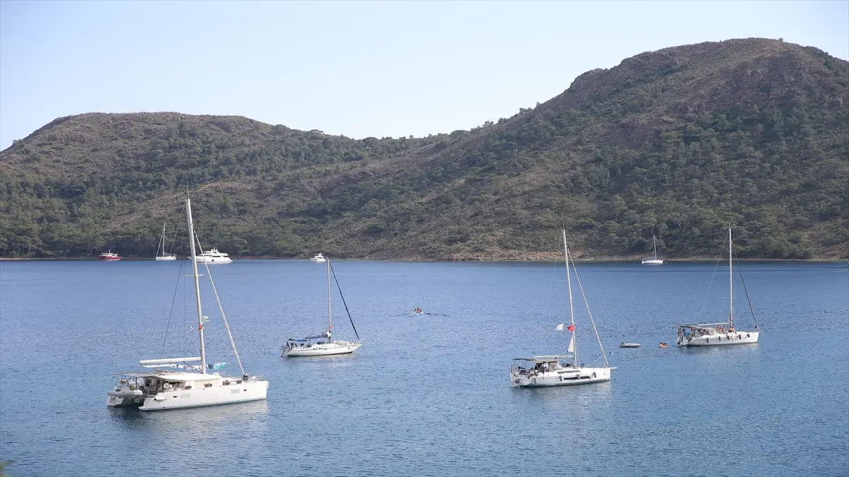 Muğla sahillerinde bayram hareketliliği görseli