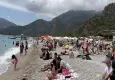 Ölüdeniz yolunda 5 kilometrelik araç kuyruğu
