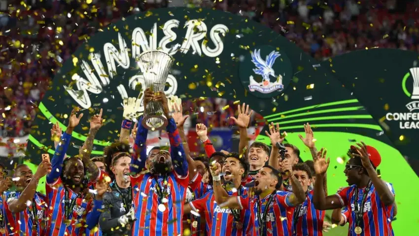UEFA Konferans Ligi'nde şampiyon Crystal Palace! haberinin görseli