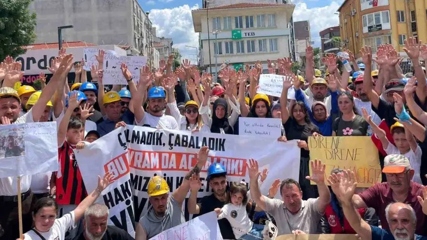 Yer altında alın teri, yer üstünde hak arayışı: Maden işçileri ekmek kavgası için yollarda! haberinin görseli