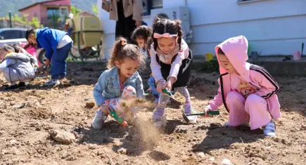 Miniklerden Tarım Okulu’na doğa ziyareti