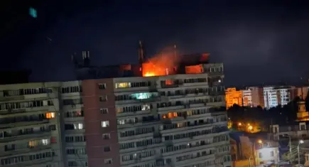 Romanya’da apartmana İHA düştü: 2 kişi yaralandı