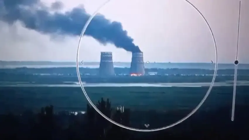 Rosatom duyurdu: Zaporijya Nükleer Santrali’ne Ukrayna İHA’sı isabet etti! haberinin görseli