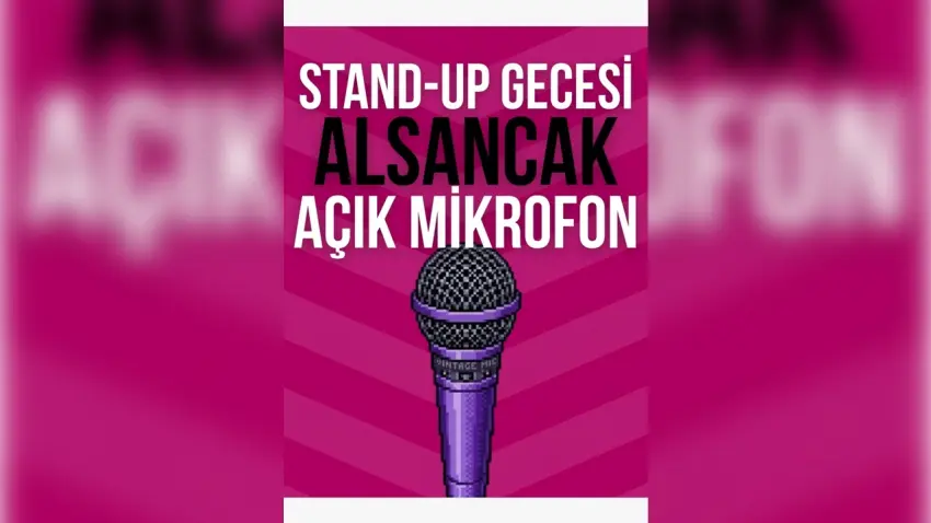 Alsancak’ta kahkaha dolu gece: Açık mikrofon stand-up etkinliği düzenlenecek haberinin görseli