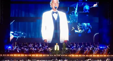 Andrea Bocelli İstanbul’da müzik ziyafeti sundu