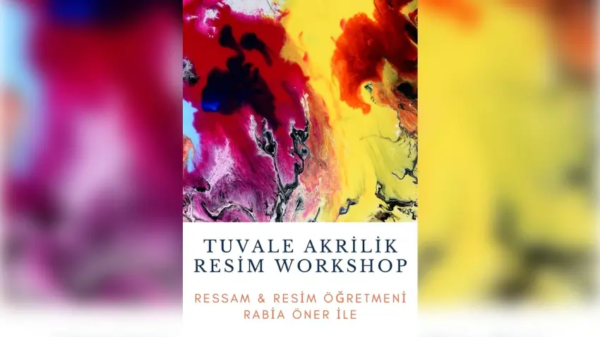 Çiftekavrulmuş Atölye’den yetişkinlere akrilik resim workshopu haberinin görseli