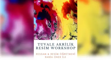 Çiftekavrulmuş Atölye’den yetişkinlere akrilik resim workshopu