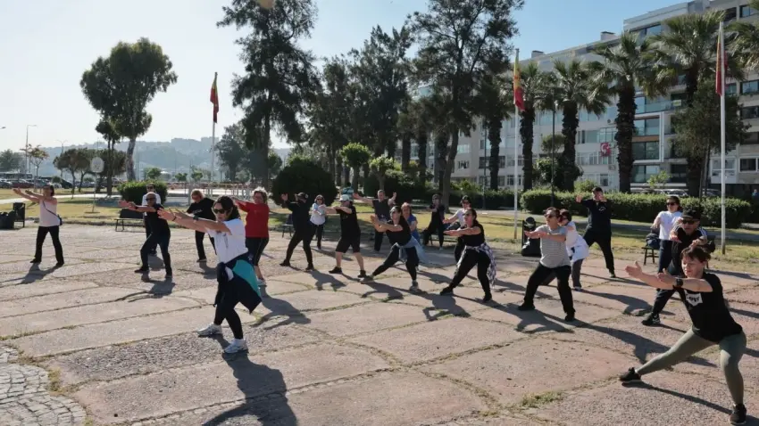Konaklılar güne sporla başlıyor haberinin görseli