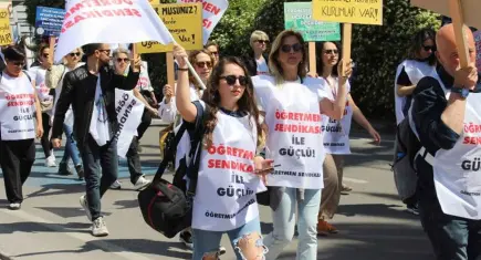 Öğretmenlerden ortak mücadele çağrısı: Sözler tutulsun, öğretmenlik yaşasın