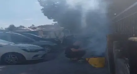 Parkta piknik yaptılar cezadan kaçamadılar