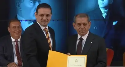 Galatasaray’da Dursun Özbek ve yönetimi mazbatasını aldı