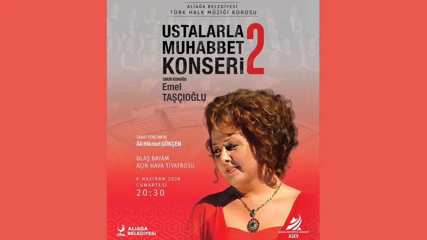 Aliağa’da Türk Halk Müziği severler çifte mutluluk yaşayacak haberinin görseli