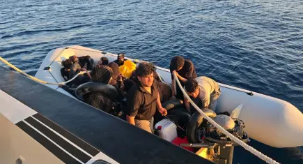İzmir haber: Seferihisar açıklarında 20 düzensiz göçmen yakalandı