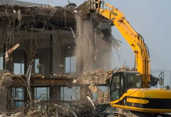Bina yıkım işi yaptırılacak resmi ilan resim dosyası.