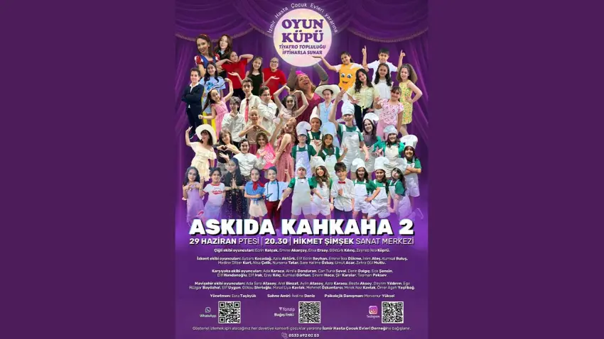 "Askıda Kahkaha 2" ile iyilik sahne alıyor haberinin görseli
