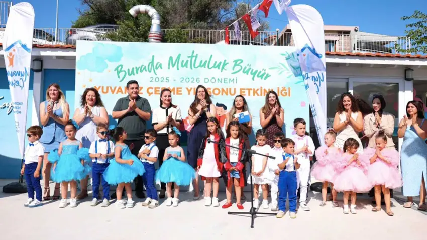 Yuvamız Çeşme’de minikler sertifikalarını aldı