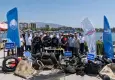 Bostanlı’da dip temizliğinde şoke eden atıklar