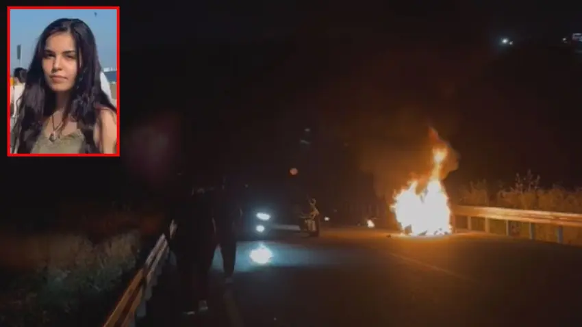 Motosiklet ile otomobil kafa kafaya çarpıştı: Genç kadın hayatını kaybetti haberinin görseli