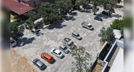 Başkan Çiçek talimat verdi, okul önü baştan sona değişti