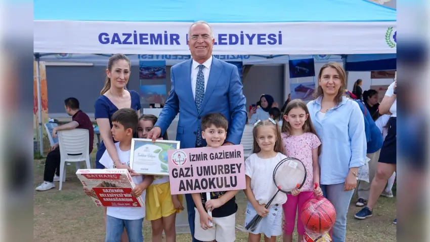 Gaziemir’de Dünya Çevre Günü’nde renkli buluşma: Çocuklar çevre sorunlarını eğlenerek öğrendi haberinin görseli
