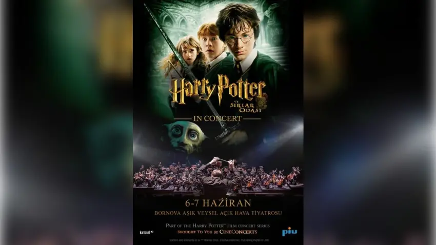 Harry Potter ve Sırlar Odası, canlı orkestra eşliğinde İzmir’de büyüleyecek haberinin görseli