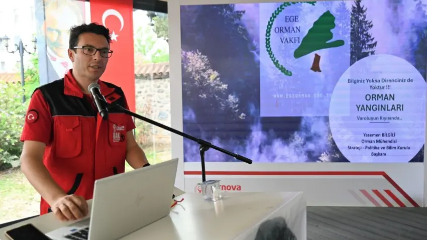 Bornova’da orman yangınları masaya yatırıldı haberinin görseli