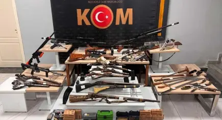 Uşak'ta silah ticaretine operasyon!
