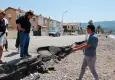 Foça’da sahil düzenleme çalışmaları için saha incelemesi