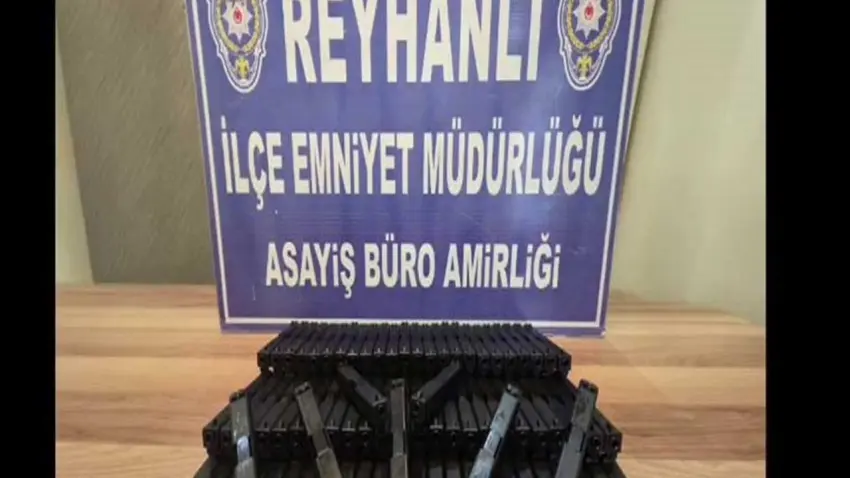 Hatay’da 80 adet tabanca namlusu ve sürgüsü ele geçirildi haberinin görseli