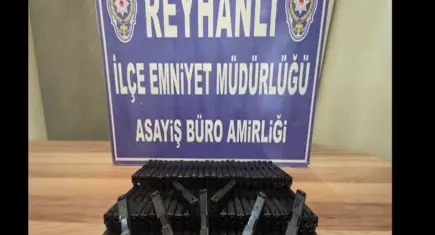 Hatay’da 80 adet tabanca namlusu ve sürgüsü ele geçirildi
