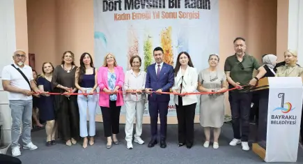 Bayraklı’da kadın emeği yıl sonu sergisinde buluştu