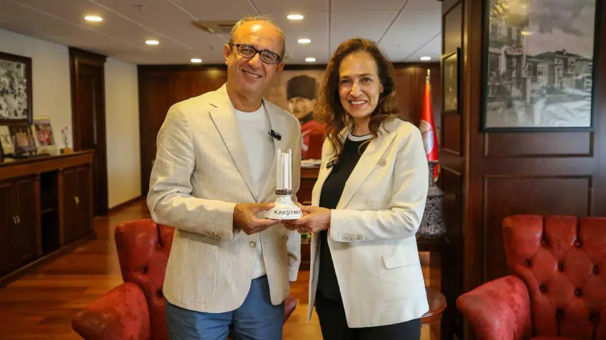 Kardeş Kadrajlar’ın birincisi Başkan Ünsal’ı ziyaret etti haberinin görseli