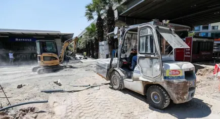 Bornova Aktarma İstasyonu yenileniyor