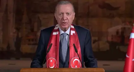 Cumhurbaşkanı Erdoğan'dan A Milli Takım'a destek mesajı