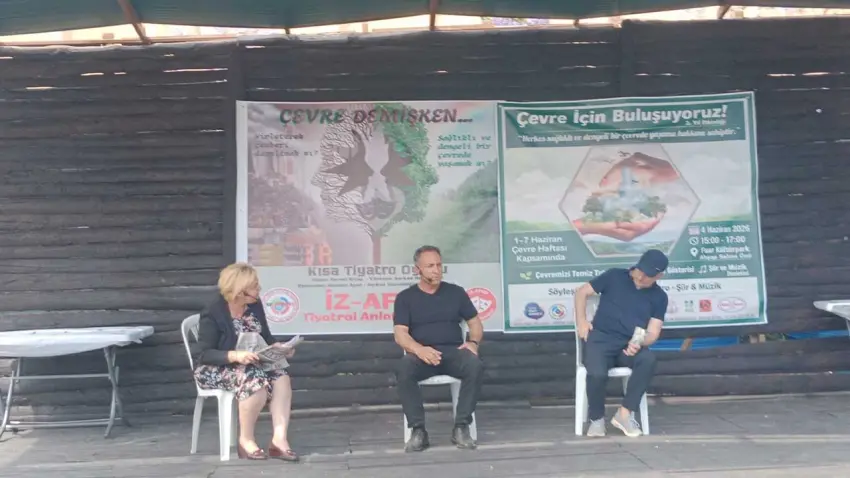 İzmir'de afet ve çevre bilinci için sanatla güç birliği! haberinin görseli