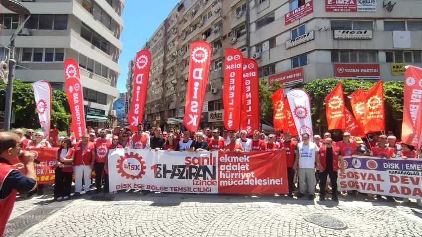 DİSK Ege’den 15-16 Haziran direnişi anması haberinin görseli