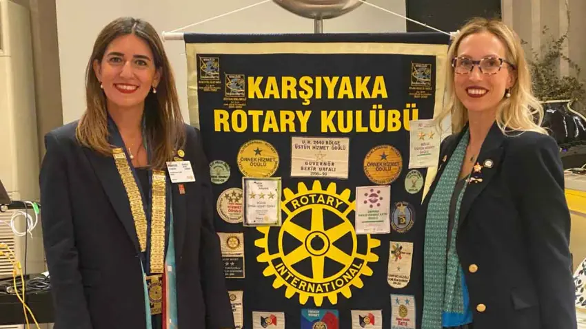 Karşıyaka Rotary Kulübü’nde görev değişimi haberinin görseli