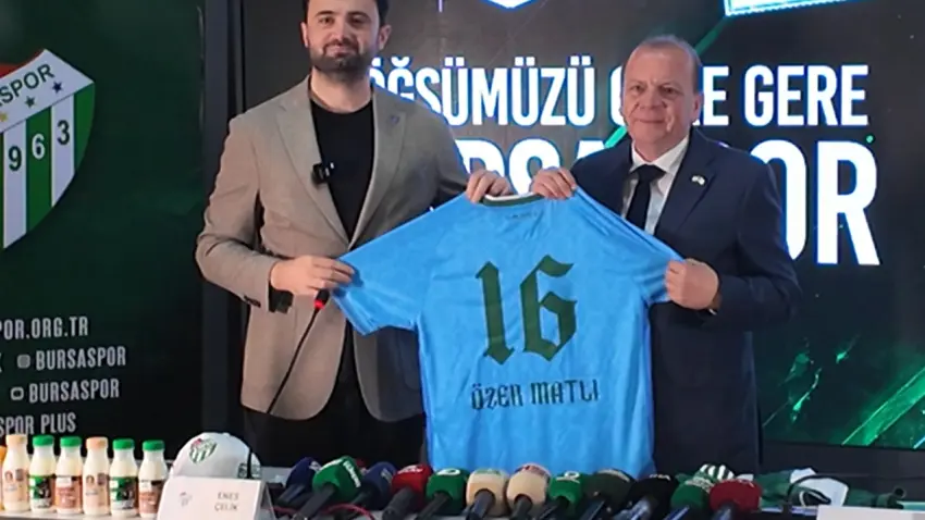 Bursaspor’un forma göğüs sponsoru Yörsan oldu haberinin görseli