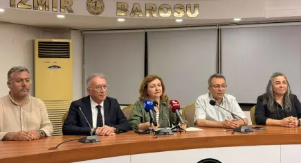 İzmir Emek ve Demokrasi Güçleri’nden İzmir Barosu’na destek