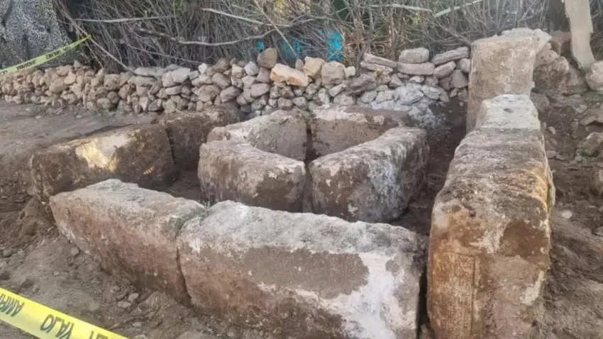 Midyat’ta peyzaj çalışmasında tarihi kitabeler bulundu
