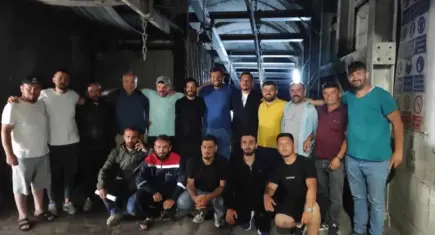 Yer altındaki açlık grevi son buldu! Madenciler alkışlar ve sloganlarla karşılandı