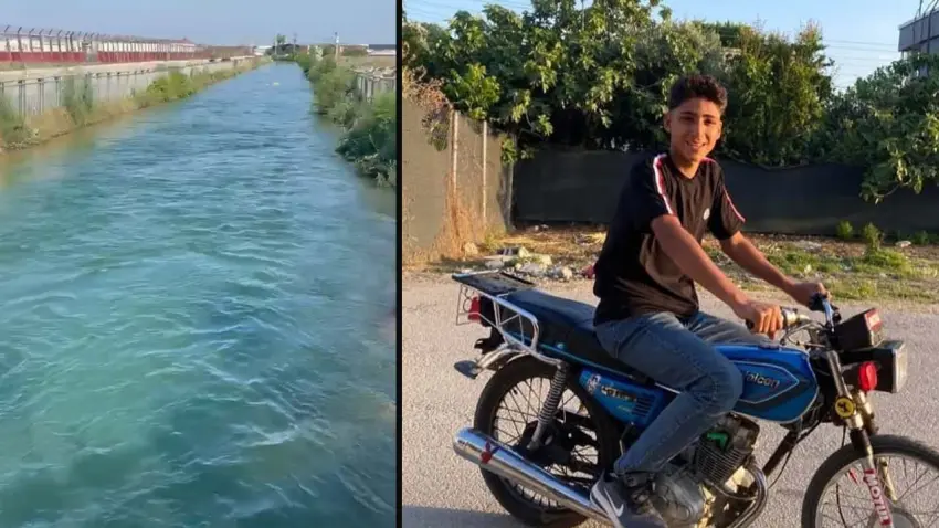 Adana’da sulama kanalına giren 15 yaşındaki çocuk hayatını kaybetti