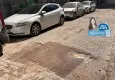 Çukurlara çözüm gelmedi, yola halı serildi