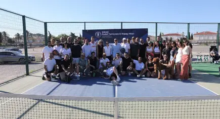 EGİAD Üyeleri Alaçatı’da Padel Turnuvasında buluştu