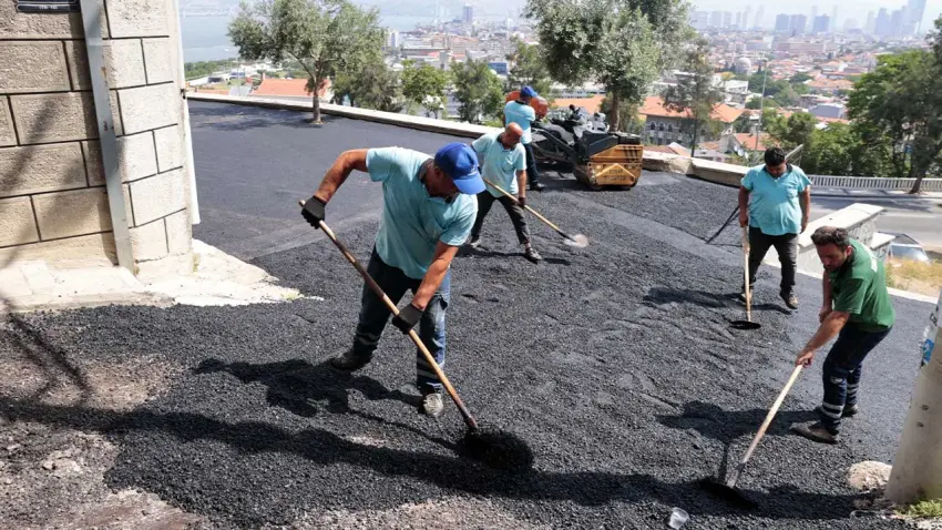 Konak’ta 24 sokakta eş zamanlı yenileme çalışması haberinin görseli