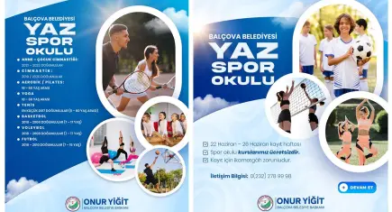 Balçova’da Yaz Spor Okulları için kayıtlar başlıyor